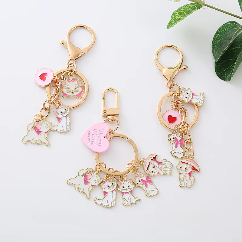 Disney Marie Cat Keychain