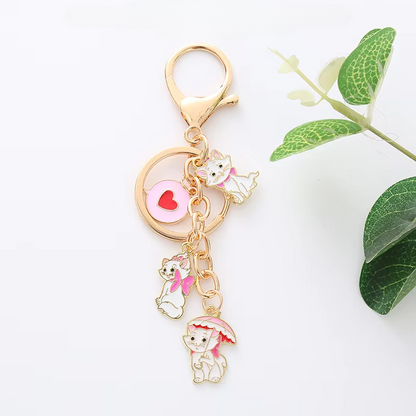 Disney Marie Cat Keychain