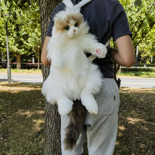 Looks So Real Ragdoll Cat Backpack